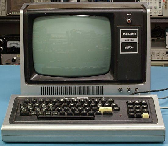 The TRS-80 Model I. Image by Dave Jones.